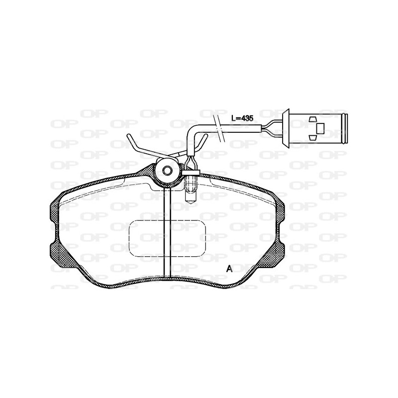 BRAKE PADS OP *ESAURIM 1PCS 