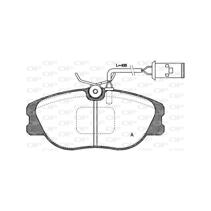 BRAKE PADS OP *ESAURIM 1PCS 