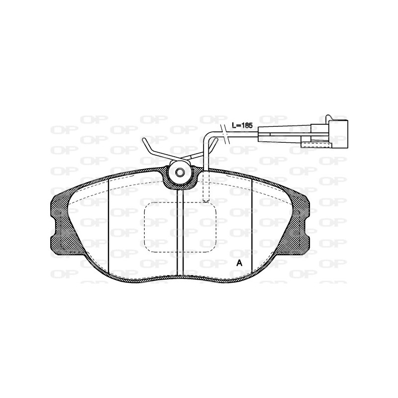 BRAKE PADS OPEN PARTS 1PCS *ESAURIM 