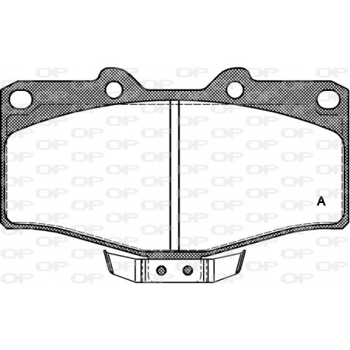 BRAKE PADS OPEN PARTS 1PCS 