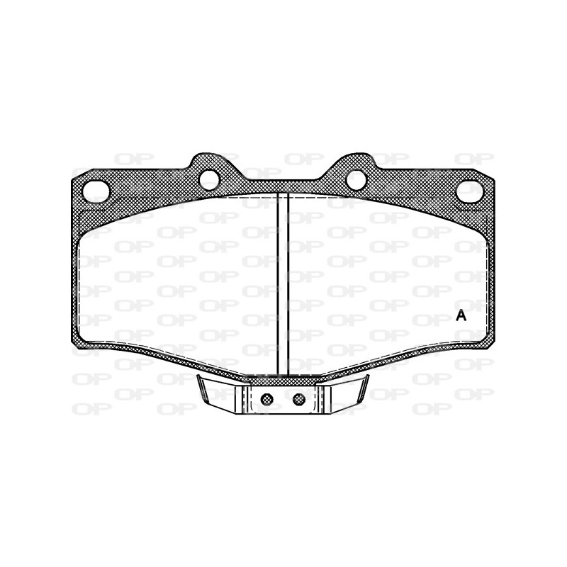 BRAKE PADS OPEN PARTS 1PCS 