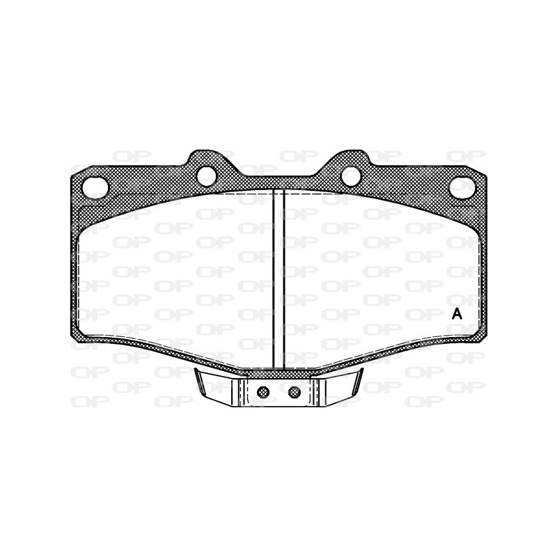 BRAKE PADS OPEN PARTS 1PCS *ESAURIM 