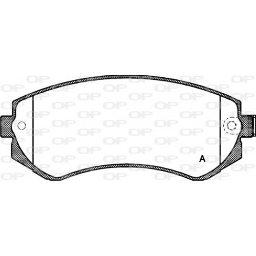 BRAKE PADS OPEN PARTS 1PCS 