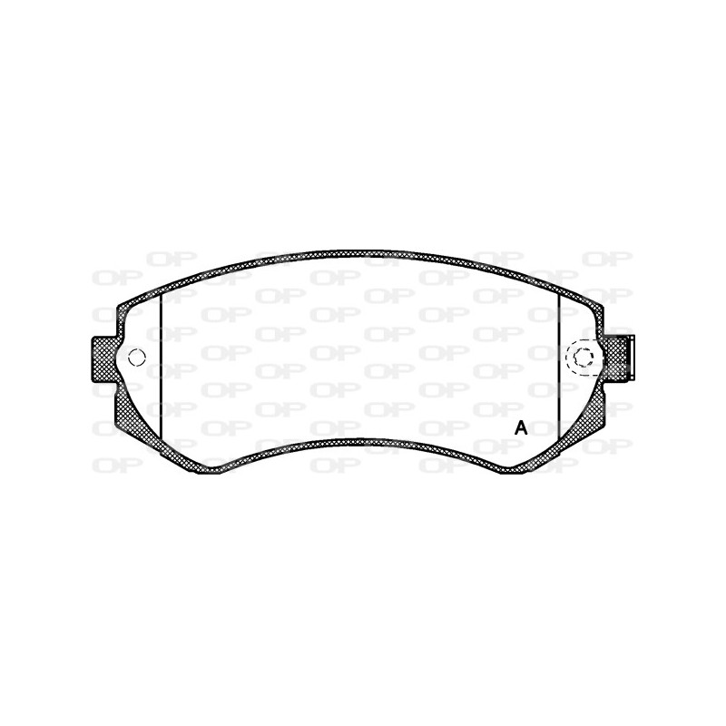 BRAKE PADS OPEN PARTS 1PCS 