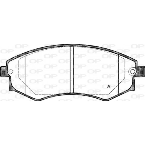 BRAKE PADS OPEN PARTS 1PCS ... 