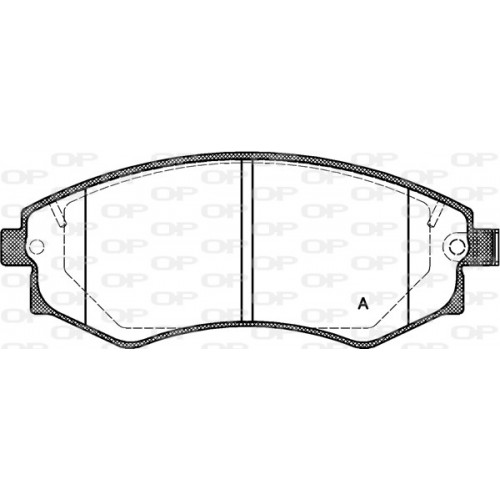 BRAKE PADS OP *ESAURIM 1PCS 