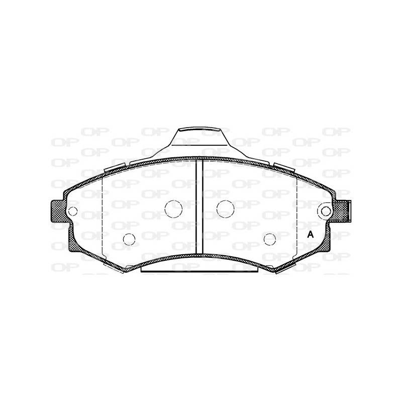 BRAKE PADS OPEN PARTS 1PCS *ESAURIM 