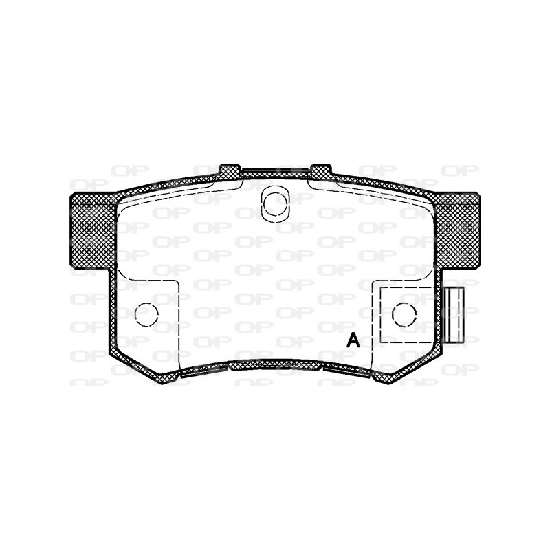 BRAKE PADS OPEN PARTS 1PCS 