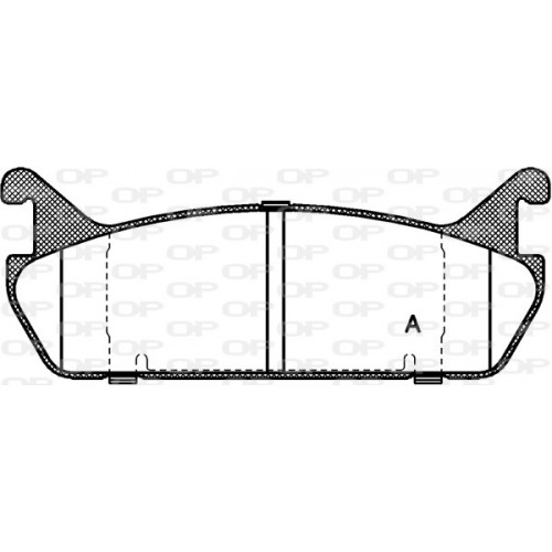 BRAKE PADS OP *ESAURIM 1PCS 