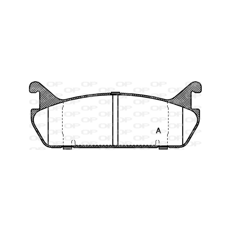 BRAKE PADS OP *ESAURIM 1PCS 