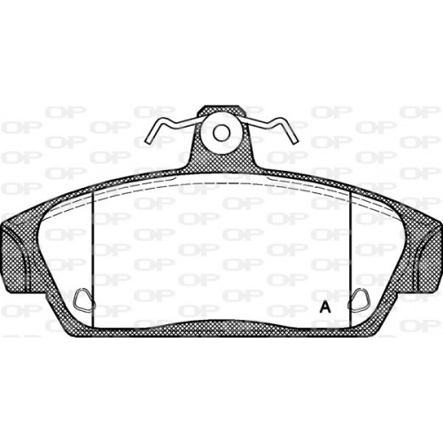 BRAKE PADS OP *ESAURIM 1PCS 