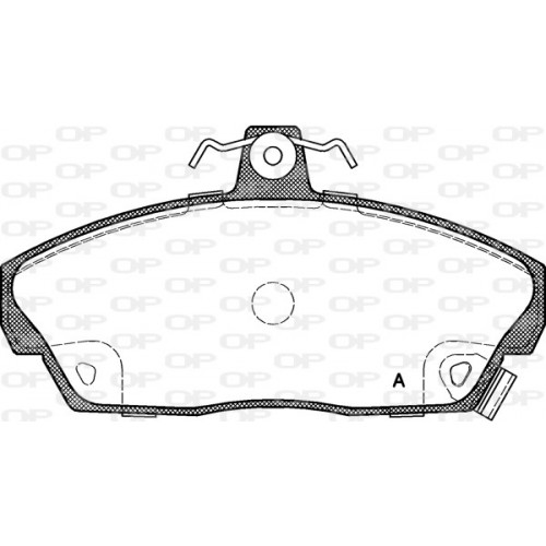 BRAKE PADS OPEN PARTS 1PCS 