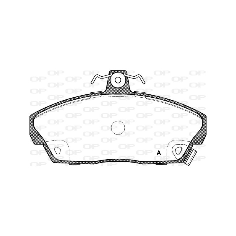 BRAKE PADS OPEN PARTS 1PCS 