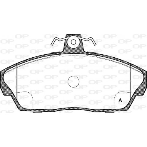 BRAKE PADS OPEN PARTS 1PCS 