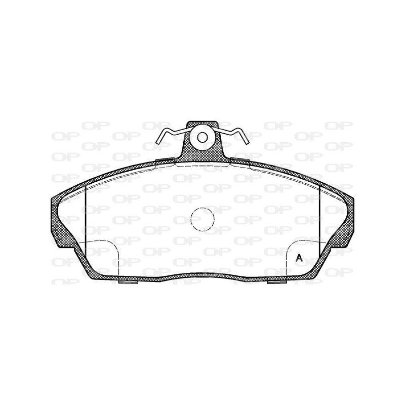 BRAKE PADS OPEN PARTS 1PCS 