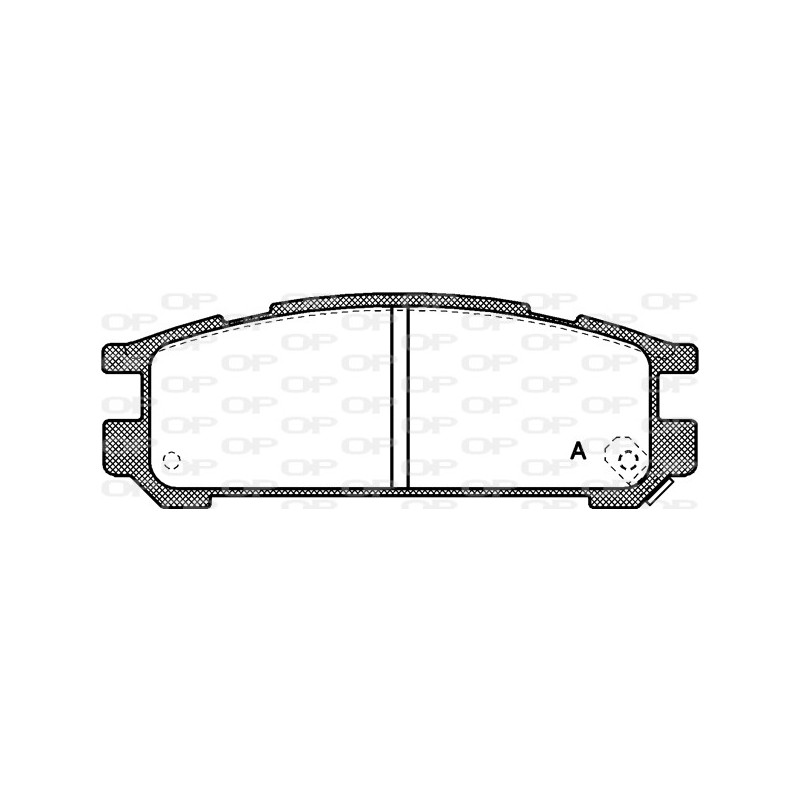 BRAKE PADS OPEN PARTS 1PCS ... 