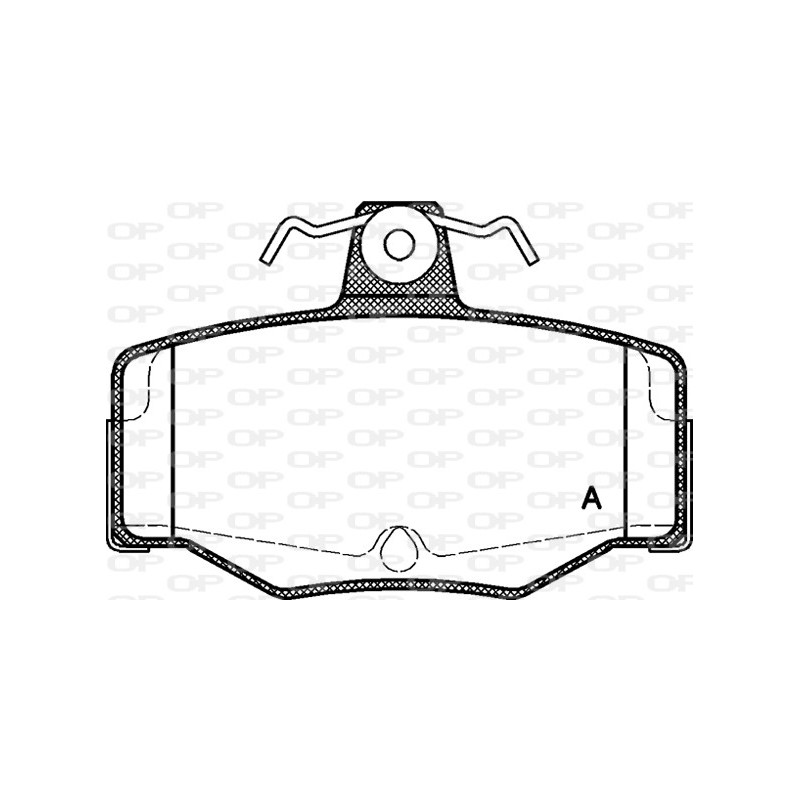 BRAKE PADS OPEN PARTS 1PCS 