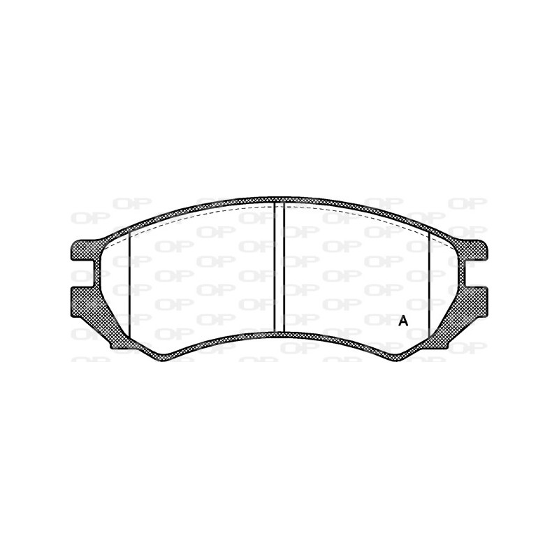 BRAKE PADS OPEN PARTS *ESAURIM 1PCS 