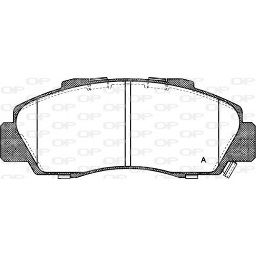 BRAKE PADS OPEN PARTS 1PCS 