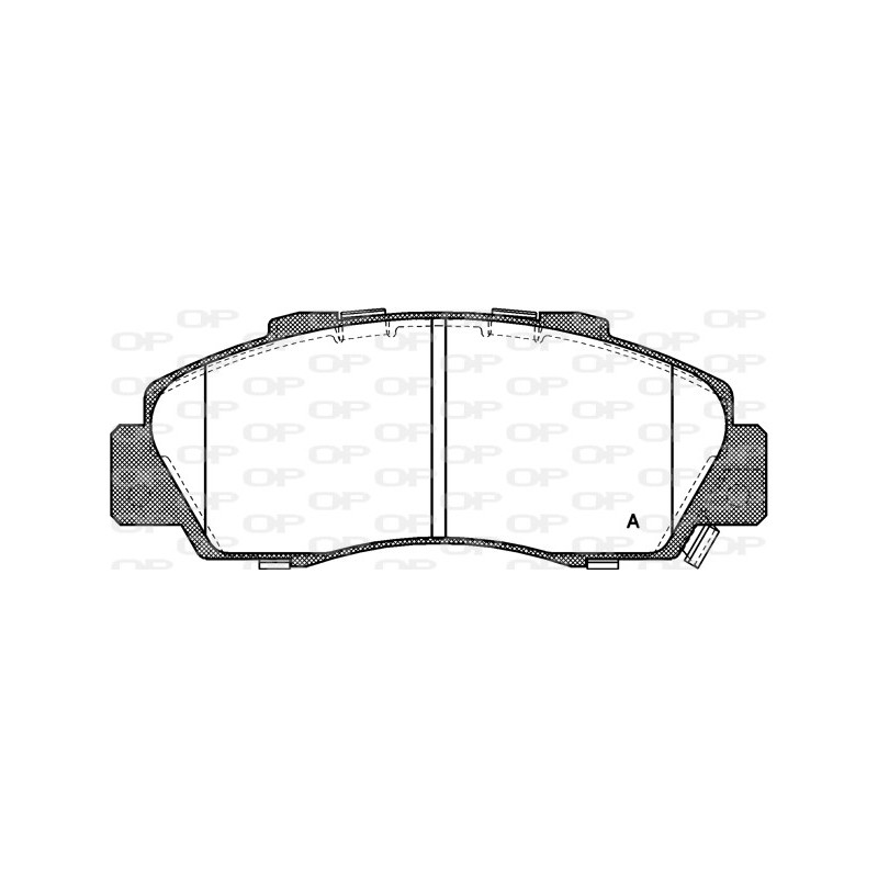 BRAKE PADS OPEN PARTS 1PCS 