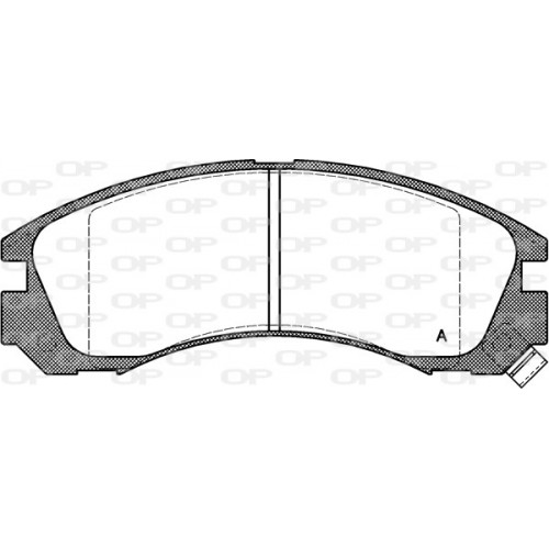 BRAKE PADS OPEN PARTS 1PCS 