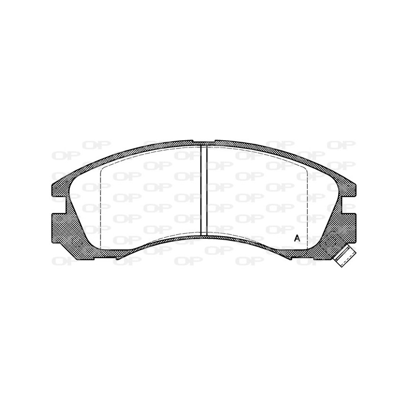 BRAKE PADS OPEN PARTS 1PCS 