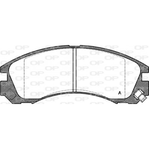 BRAKE PADS OPEN PARTS 1PCS 