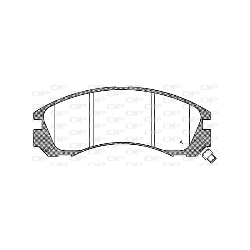 BRAKE PADS OPEN PARTS 1PCS 