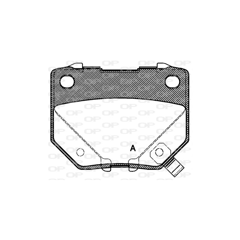 BRAKE PADS OPEN PARTS 1PCS *ESAURIM 