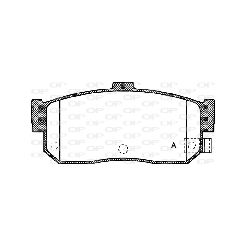 BRAKE PADS OP *ESAURIM 1PCS 