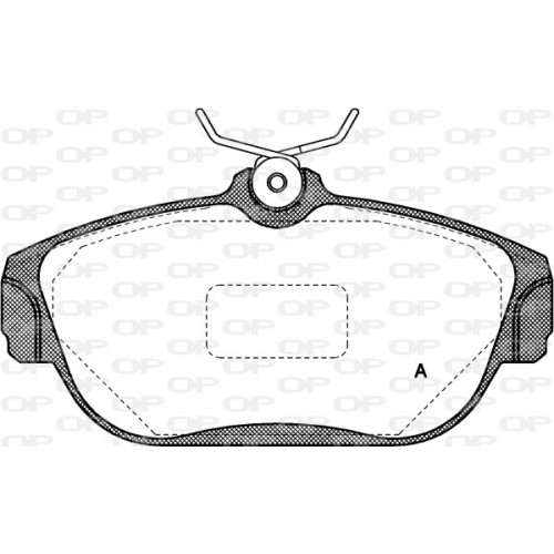 BRAKE PADS OP *ESAURIM 1PCS 