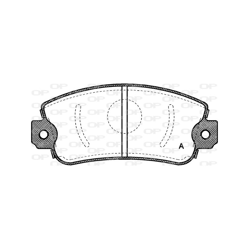 BRAKE PADS OPEN PARTS 1PCS 