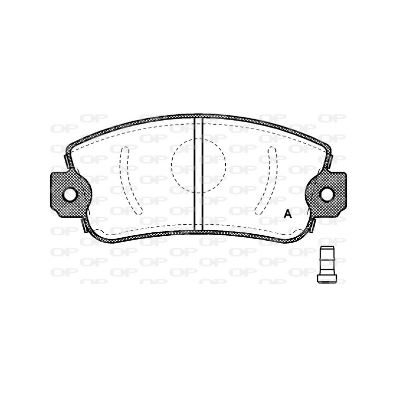 BRAKE PADS OPEN PARTS 1PCS ... 