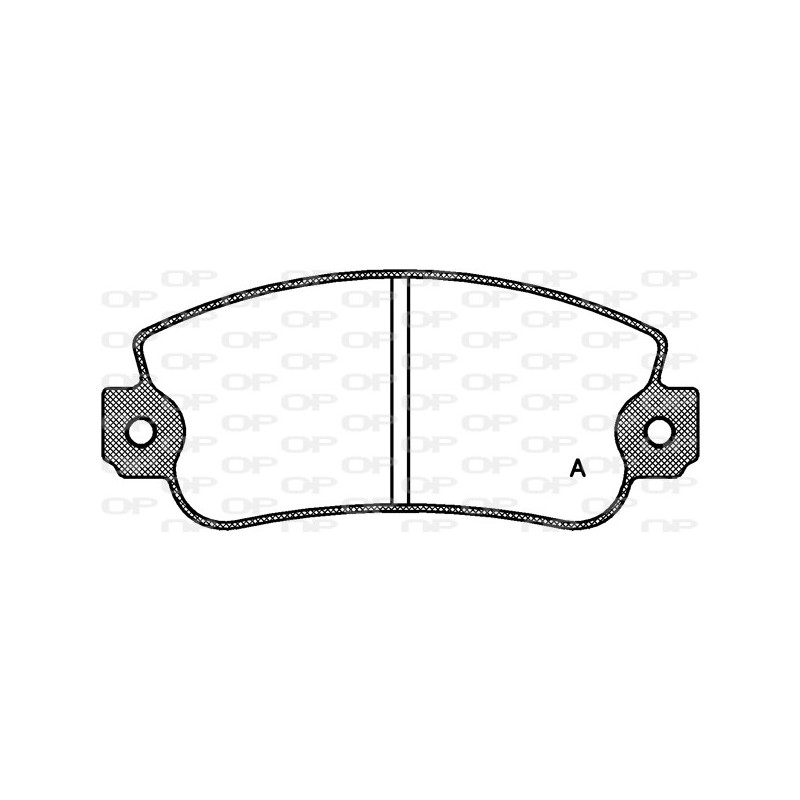 BRAKE PADS OPEN PARTS 1PCS 