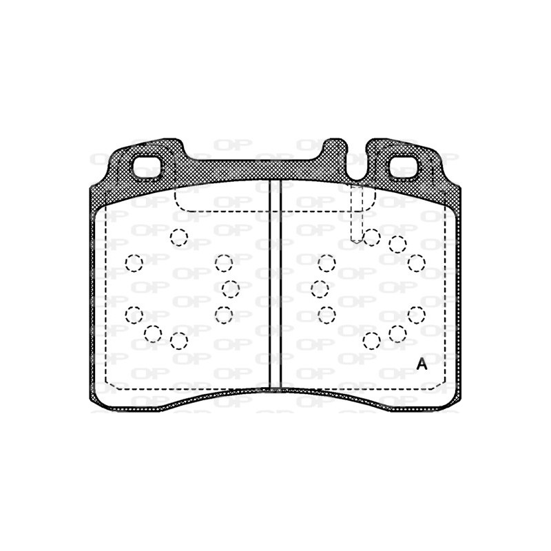 BRAKE PADS OPEN PARTS 1PCS *ESAURIM 