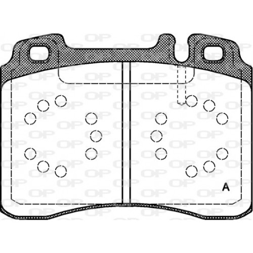 BRAKE PADS OP *ESAURIM 1PCS 