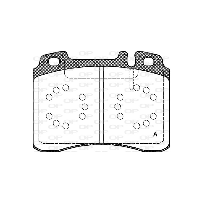 BRAKE PADS OP *ESAURIM 1PCS 