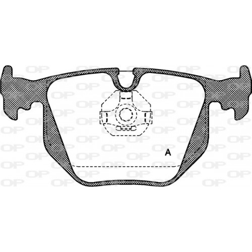 BRAKE PADS OPEN PARTS 1PCS 