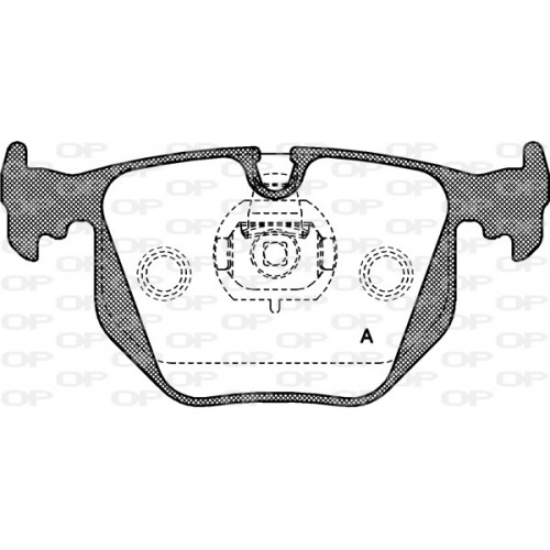 BRAKE PADS OPEN PARTS 1PCS 