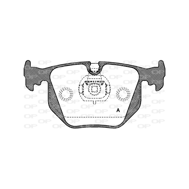 BRAKE PADS OPEN PARTS 1PCS 