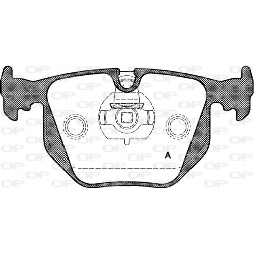 BRAKE PADS OPEN PARTS 1PCS 