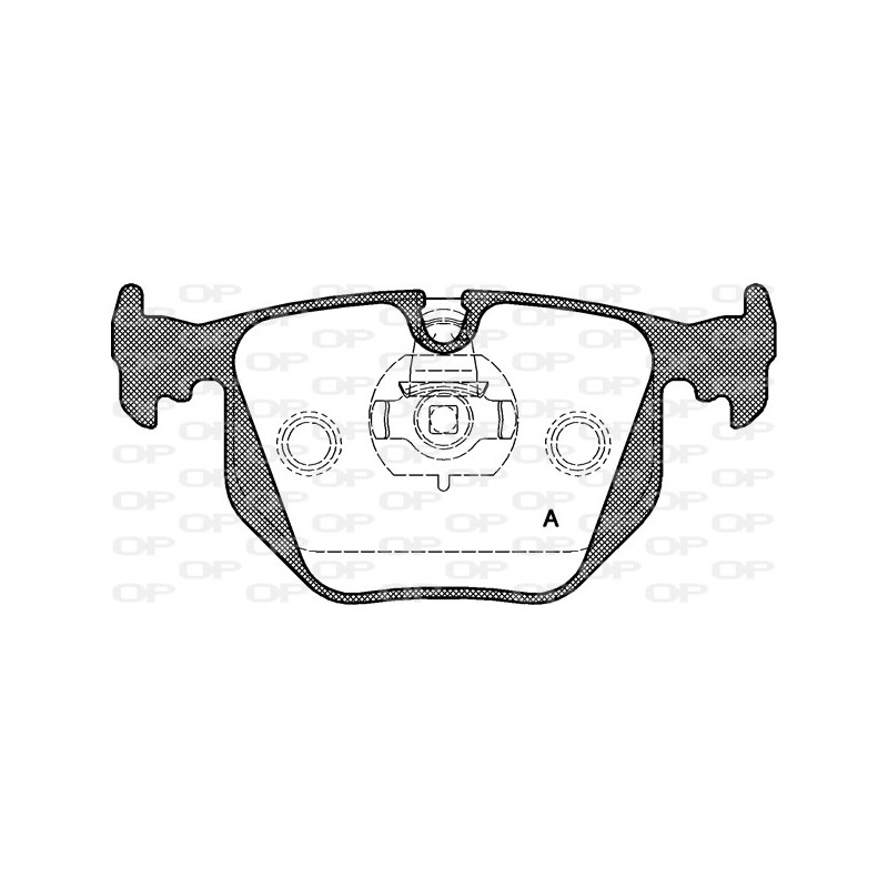 BRAKE PADS OPEN PARTS 1PCS 