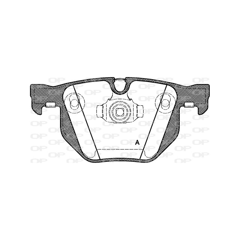 BRAKE PADS OPEN PARTS 1PCS *ESAURIM 