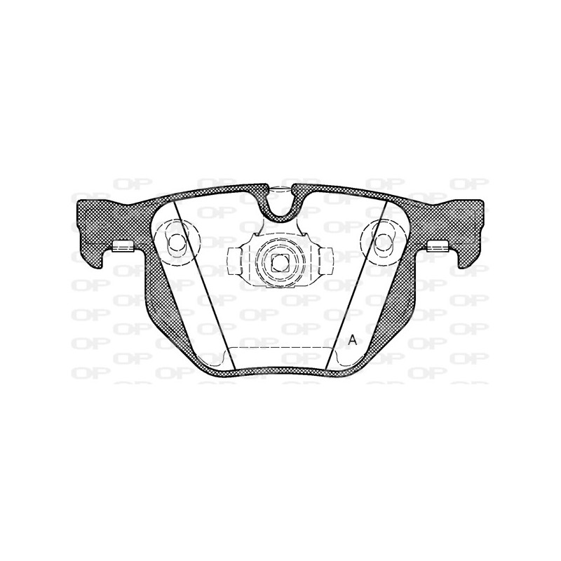 BRAKE PADS OPEN PARTS 1PCS 