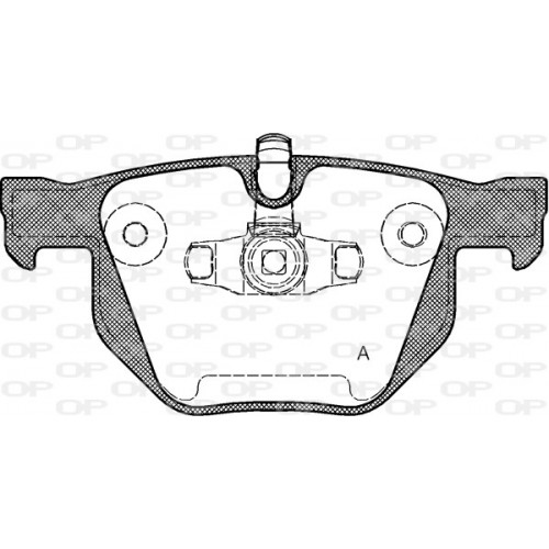 BRAKE PADS OPEN PARTS 1PCS 