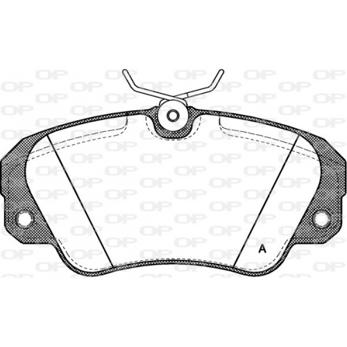 BRAKE PADS OPEN PARTS *ESAURIM 1PCS 