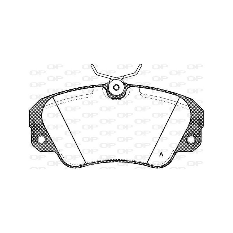 BRAKE PADS OPEN PARTS *ESAURIM 1PCS 