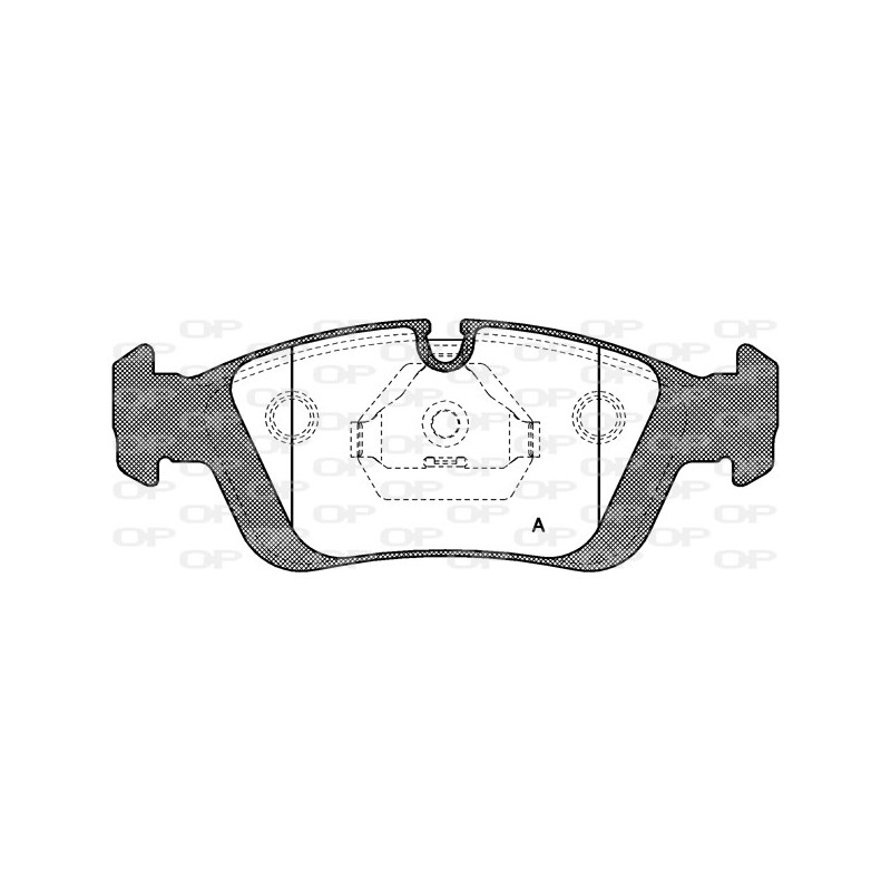 BRAKE PADS OPEN PARTS 1PCS 