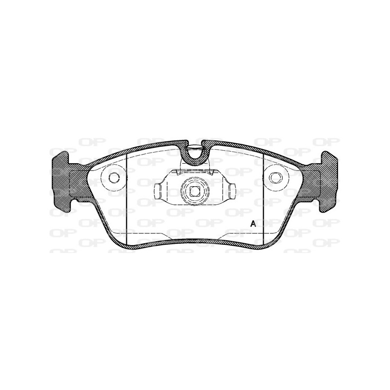 BRAKE PADS OPEN PARTS 1PCS 