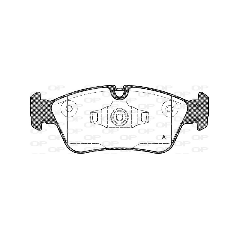 BRAKE PADS OPEN PARTS 1PCS 